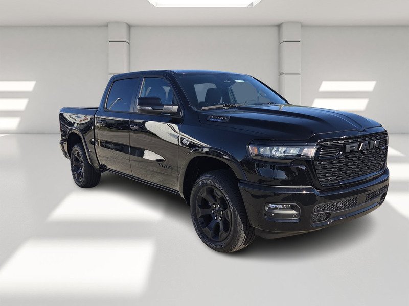 New 2026 Diamond Black Crystal Pearlcoat RAM BIG HORN 4X4 CREW CAB 5