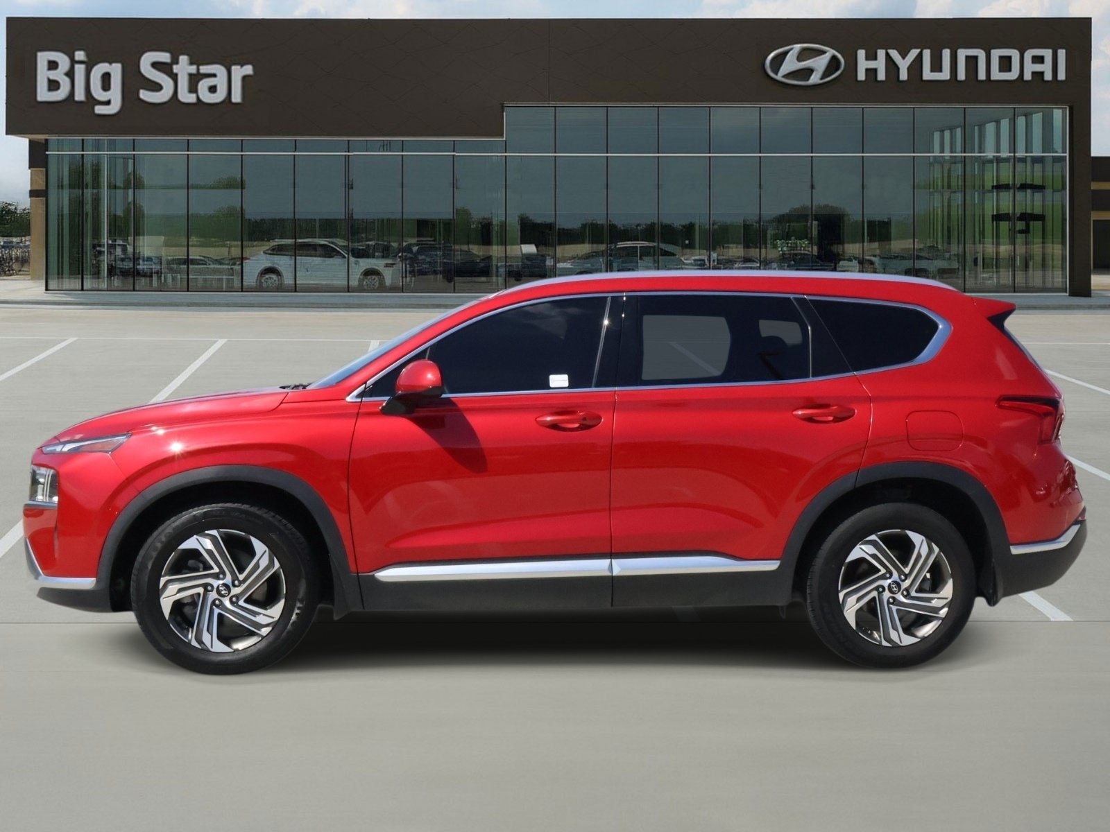 Used 2022 Calypso Red Hyundai SEL image 2