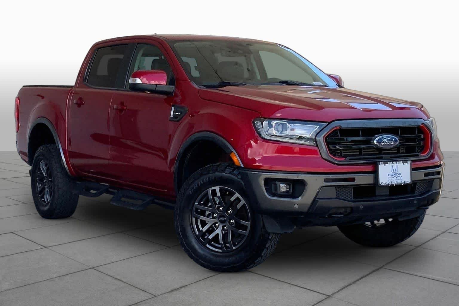 Used 2021 Rapid Red Metallic Tinted Clearcoat Ford LARIAT image 3