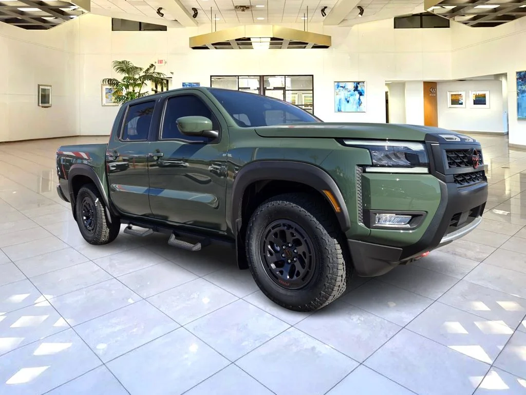 New 2026 Tactical Green Metallic Nissan Crew Cab PRO-X® image 2