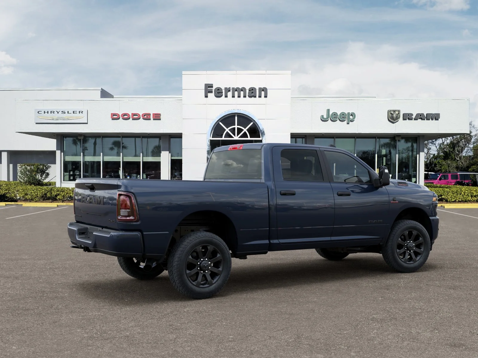 New 2026 Forged Blue Metallic Exterior Paint RAM Big Horn image 35