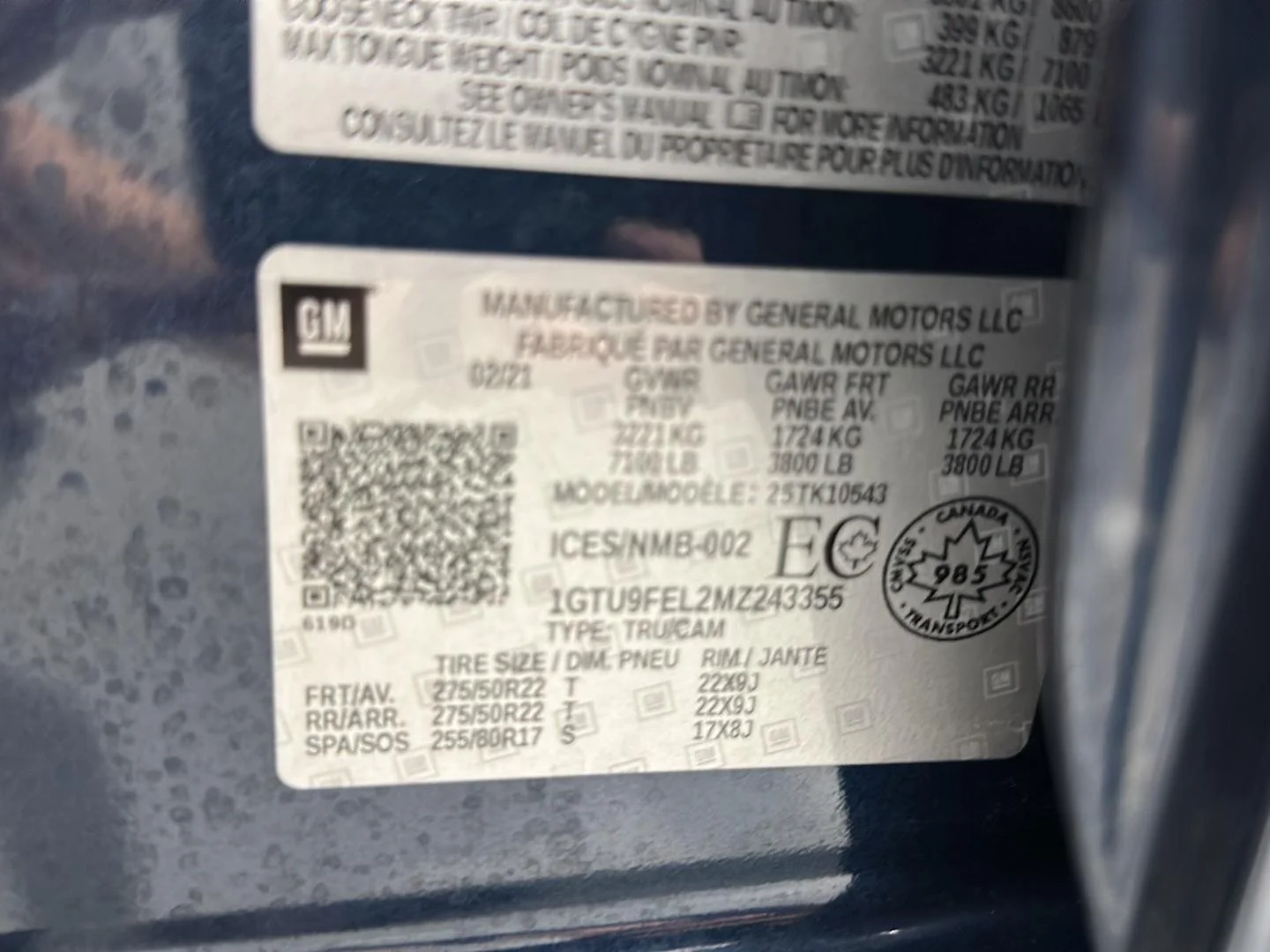 Used 2021 Pacific Blue Metallic GMC Denali image 34