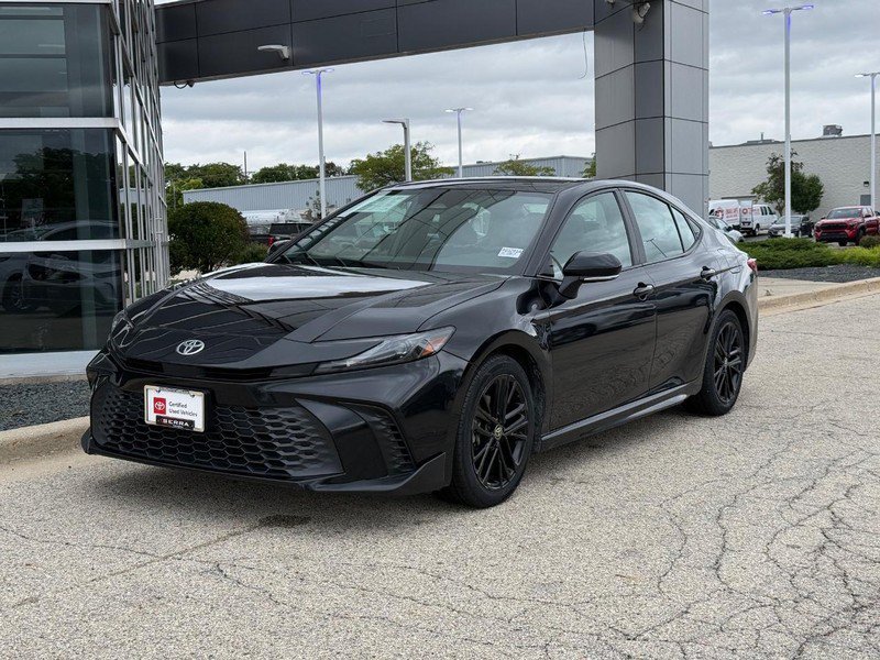 Certified Used 2025 MIDNIGHT BLACK METAL Toyota SE image 7