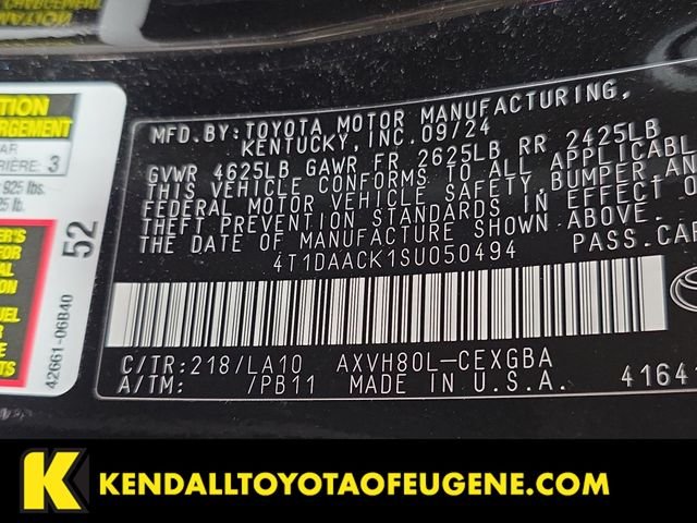 Used 2025 Black Toyota XLE image 10