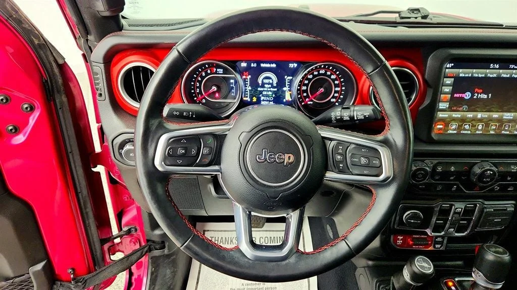 Used 2022 Limited Edition Tuscadero Pearlcoat Jeep Unlimited Rubicon 4x4 w/ Hard Top, Leather Seats & LED Lighting image 13