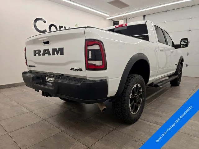 Used 2024 Bright White Clearcoat Ram Rebel image 6