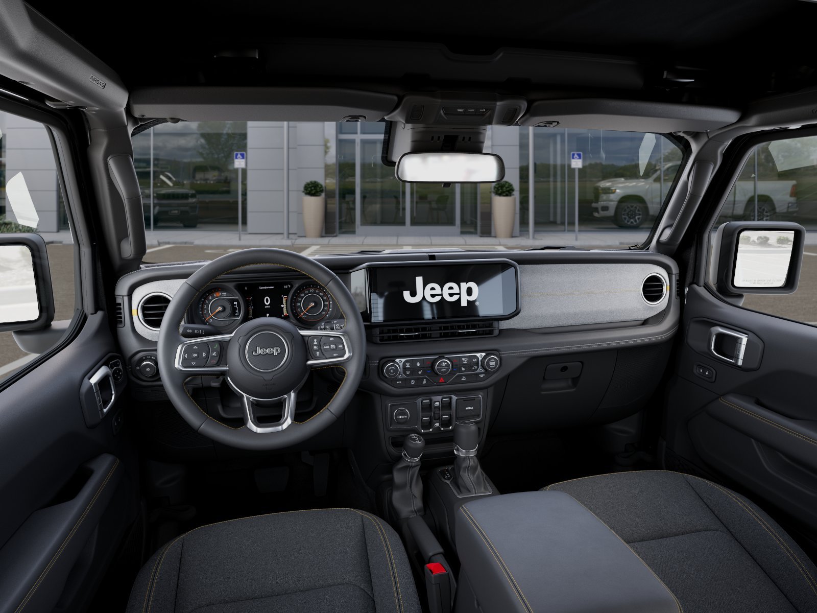 New 2026 Granite Crystal Metallic Clear-Coat Exterior Paint Jeep Sahara image 52