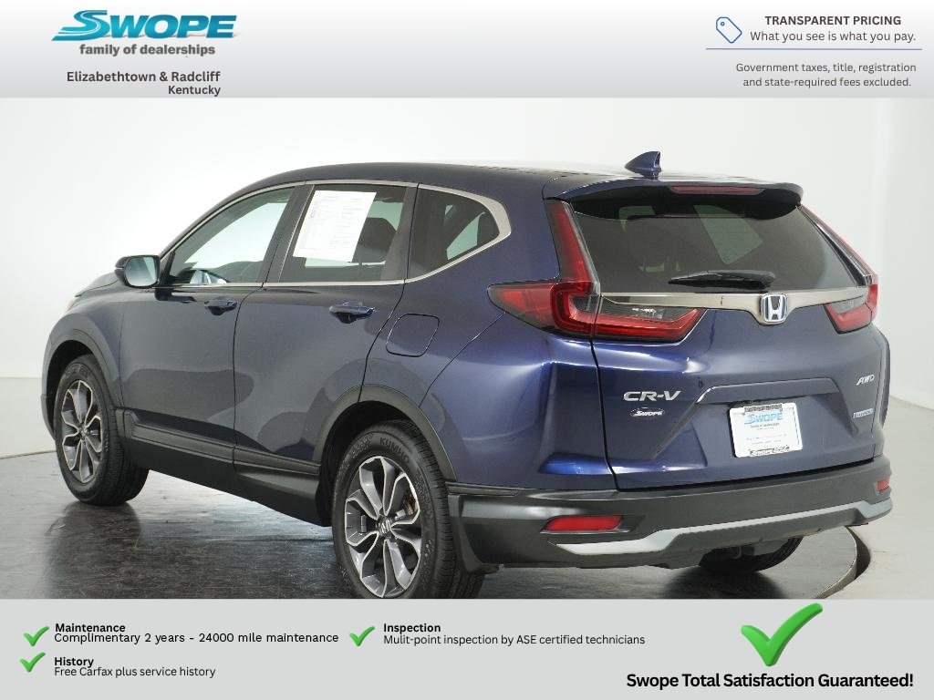 Used 2022 Obsidian Blue Pearl Honda EX image 5