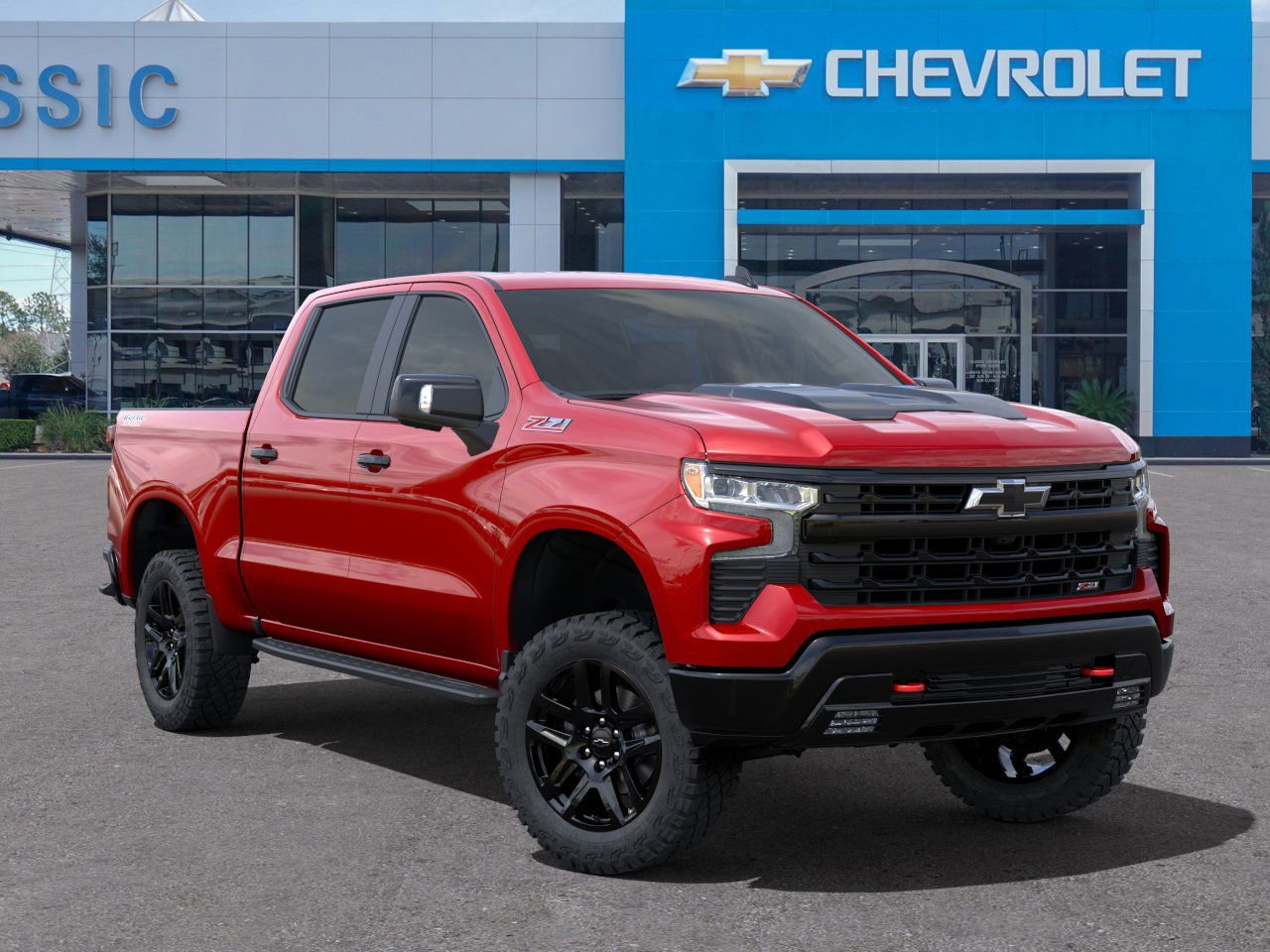 2025 Chevrolet Silverado 1500 LT Trail Boss Red at Classic Elite Chevrolet Hwy 6
