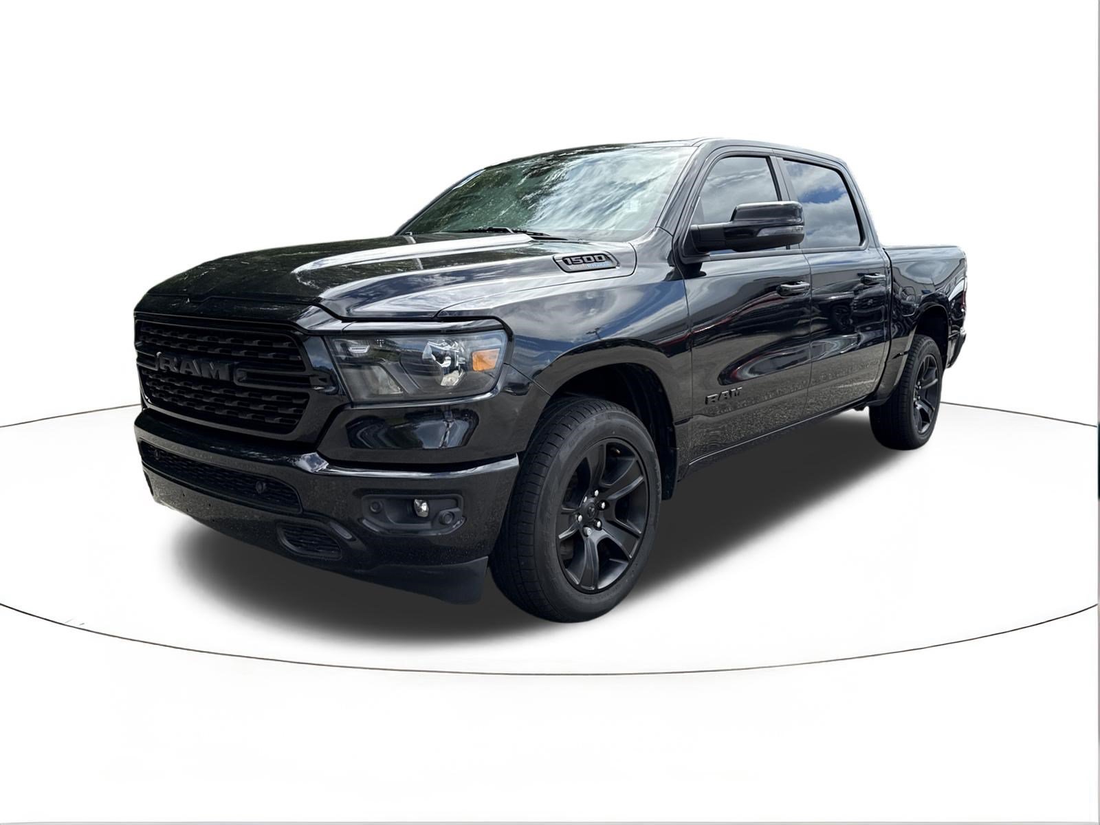 Used 2023 Diamond Black Crystal Pearlcoat Ram Big Horn image 7