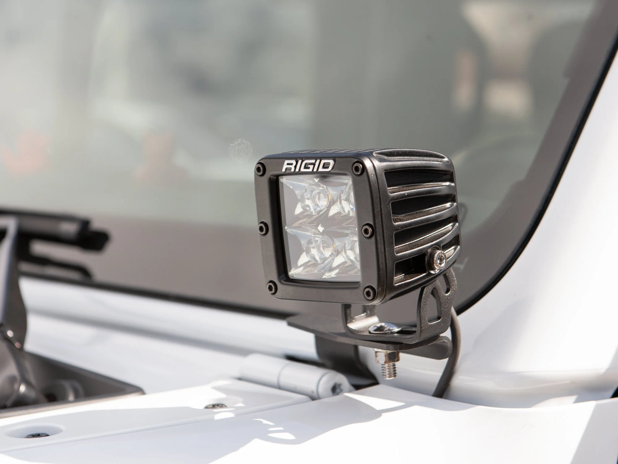Used 2026 White Jeep Moab 392*, Winch, 37 Inch Tires, Fuel Wheels, Steel Bumper, Pod Lights image 2