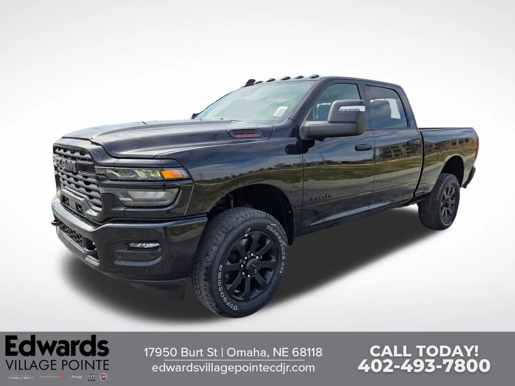 New 2026 Diamond Black Crystal Pearl-Coat Exterior Paint RAM Big Horn image 7