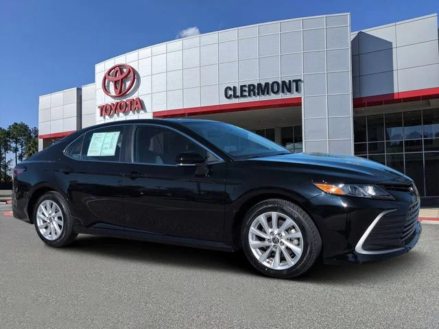 Certified Used 2023 Black Toyota LE image 1