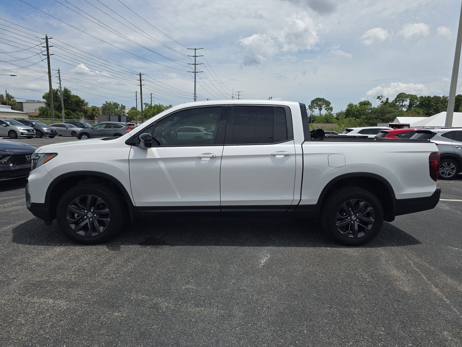 Used 2023 Platinum White Pearl Honda Sport image 6