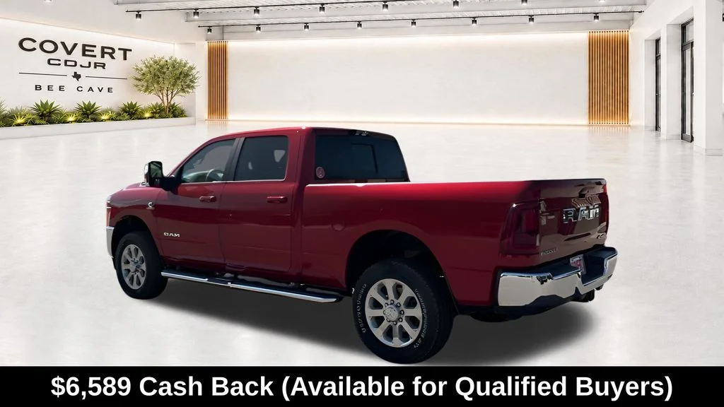 New 2026 Molten Red Pearl-Coat Exterior Paint RAM Laramie image 7
