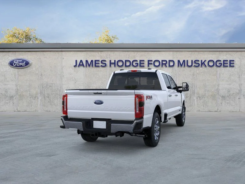 New 2026 Star White Metallic Tri-Coat Ford Lariat image 8