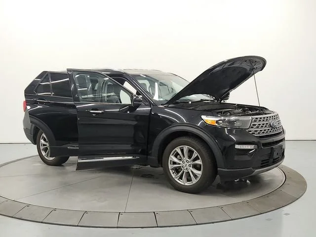 Used 2021 Agate Black Metallic Ford Limited image 9