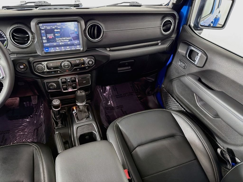 Used 2022 Blue Jeep Unlimited Sahara 4xe image 22