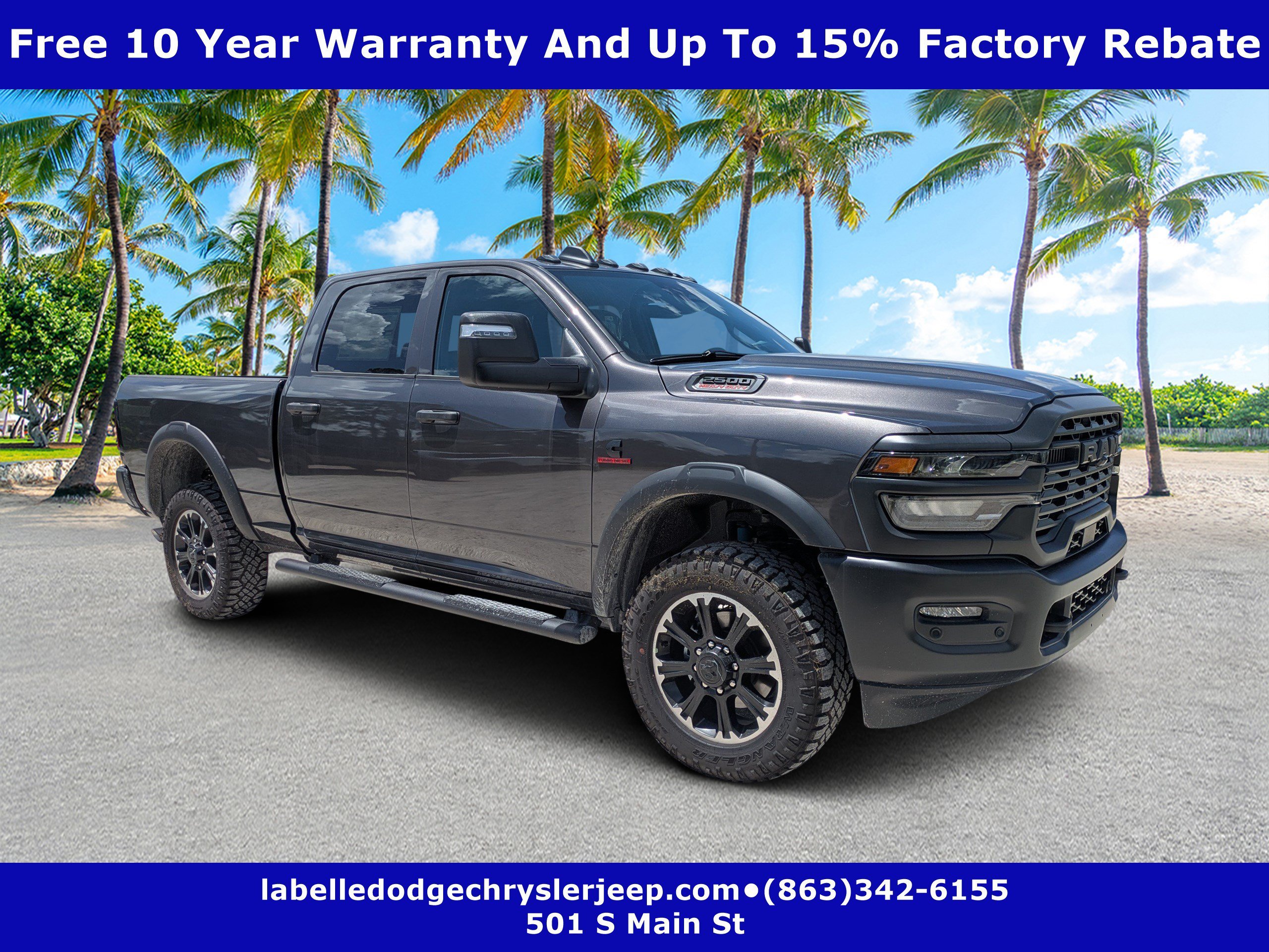 New 2026 Granite Crystal Metallic Clear-Coat Exterior Paint RAM Warlock image 1