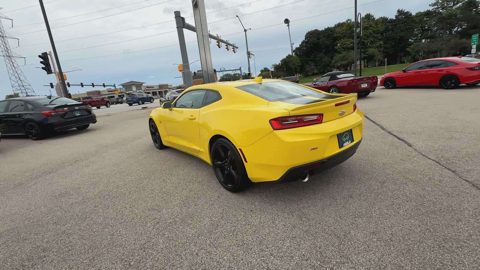 Used 2017 BRIGHT YELLOW Chevrolet 2LT image 6