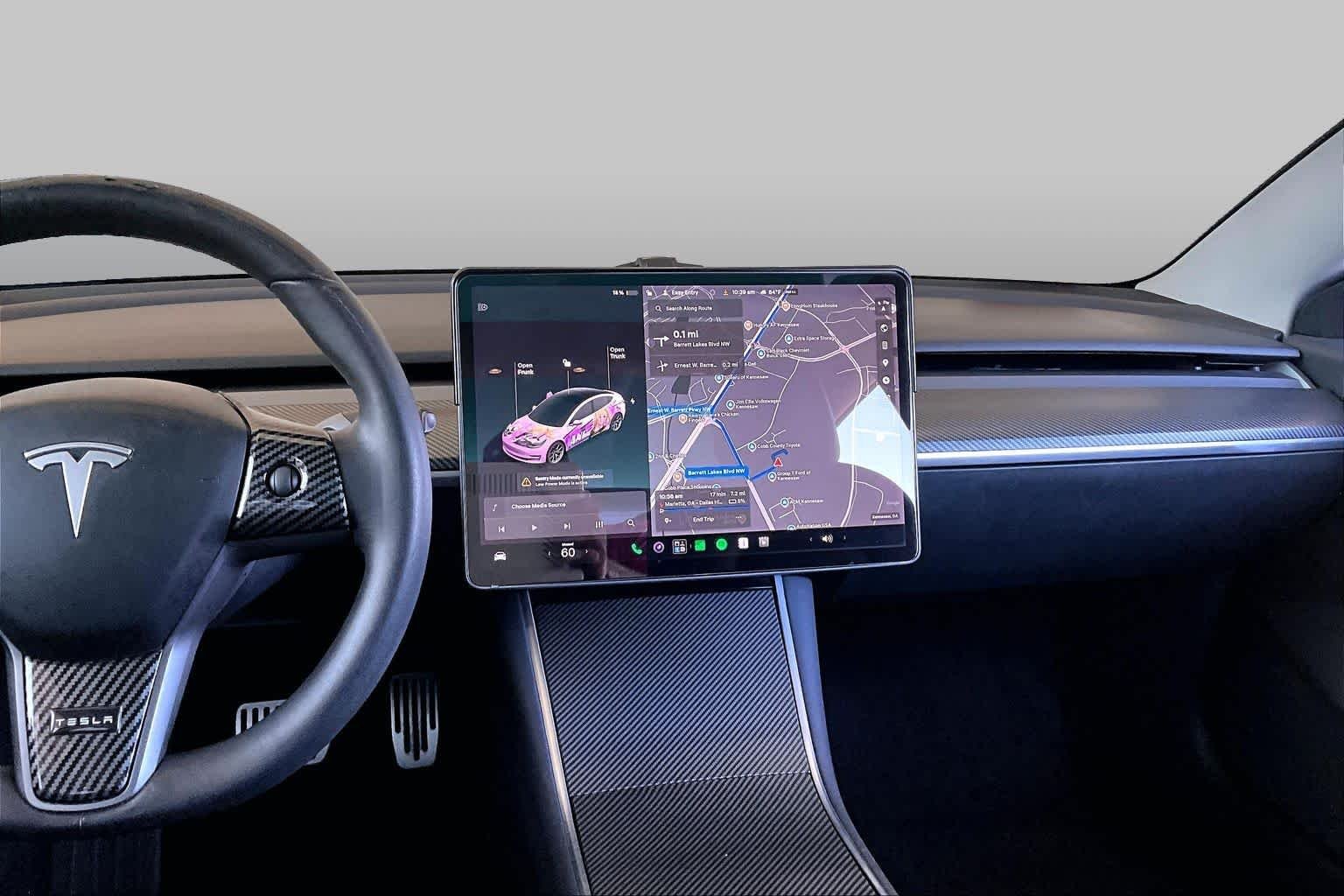 Used 2019 Pearl White Multi-Coat Tesla Standard Range Plus image 6