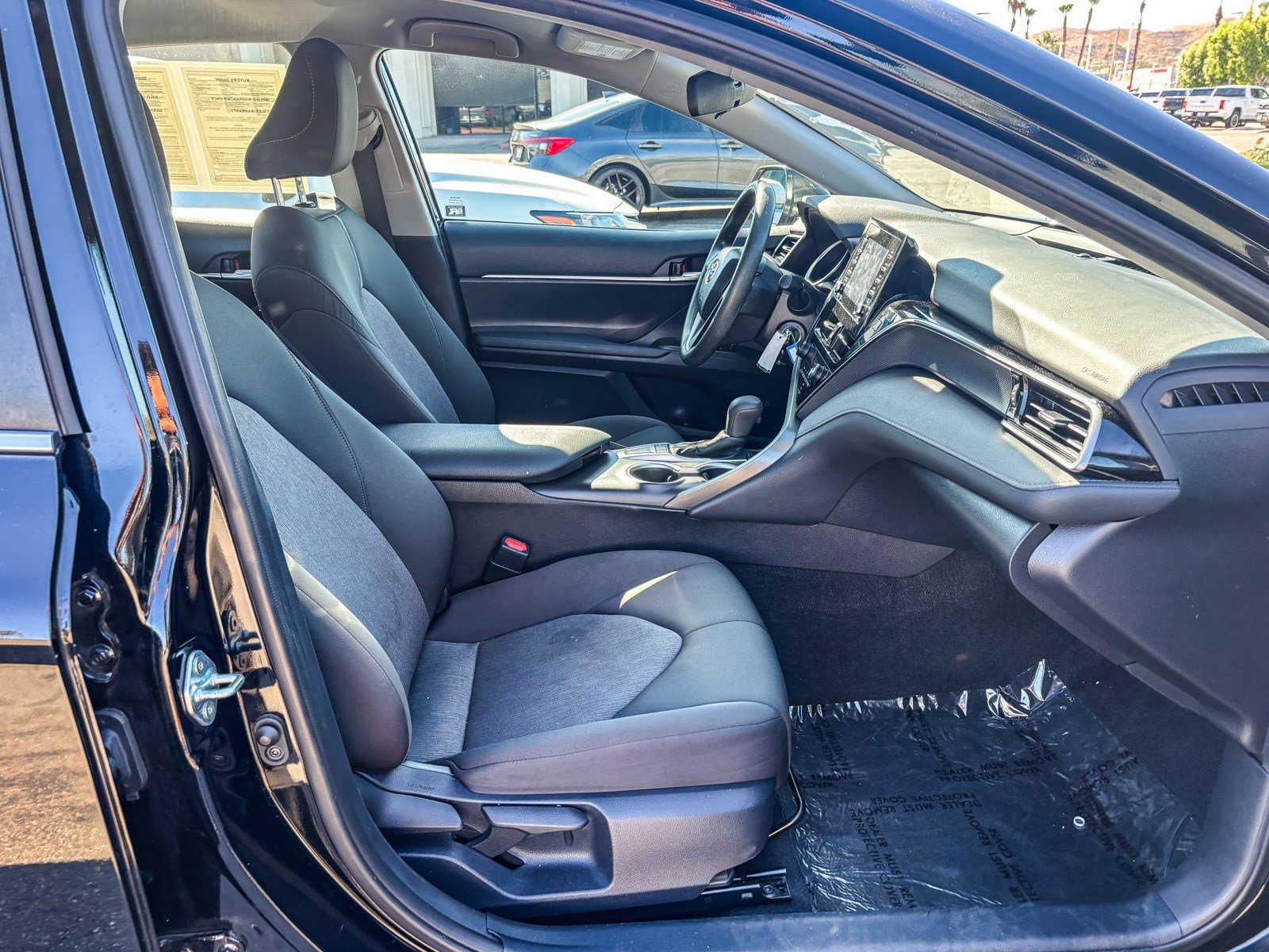 Certified Used 2024 Midnight Black Metallic Toyota LE image 19