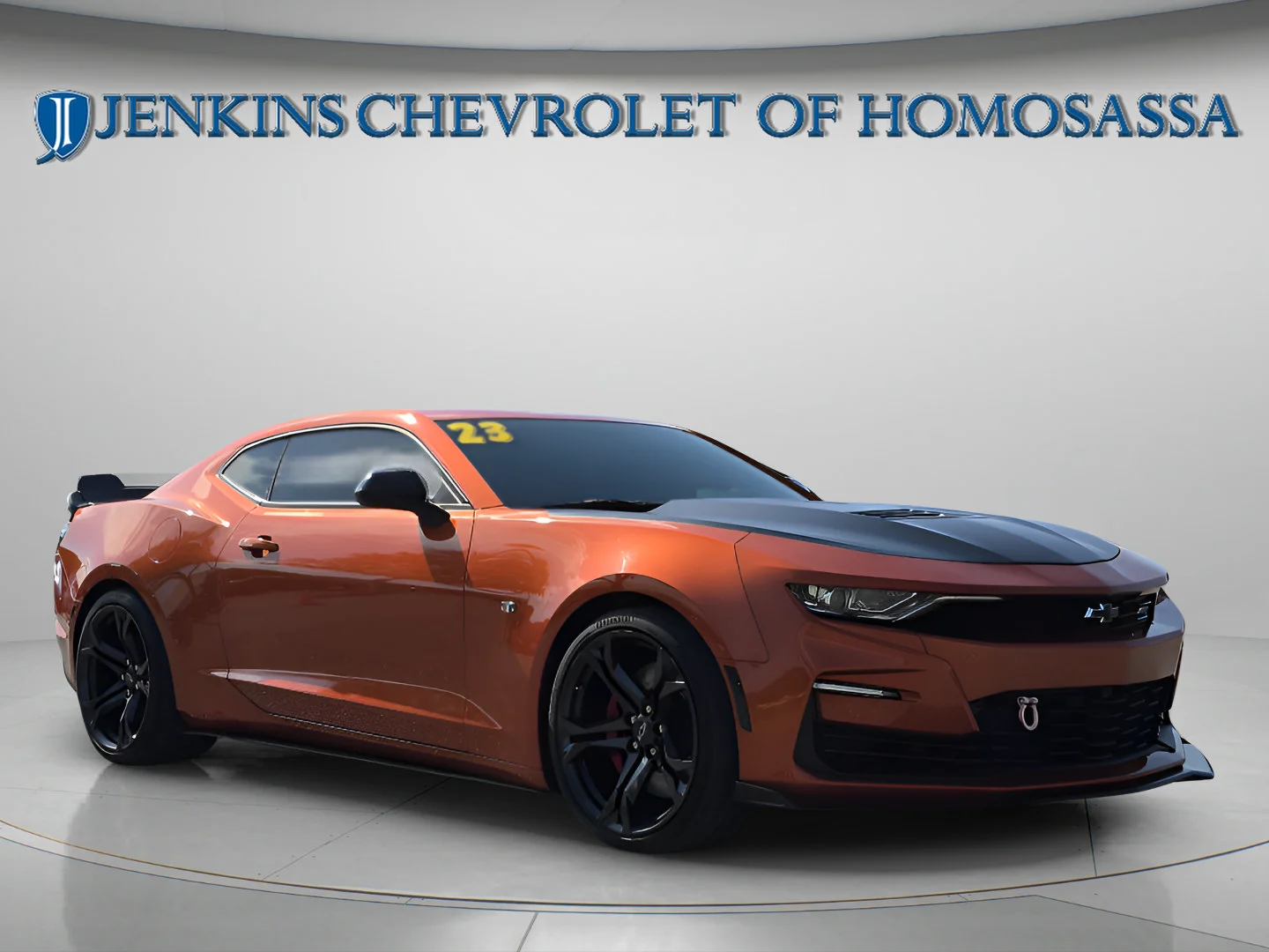 Used 2023 Vivid Orange Metallic Chevrolet 1SS image 1