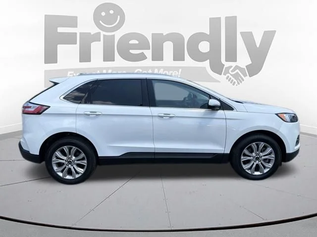 Used 2023 White Metallic Ford Titanium image 49