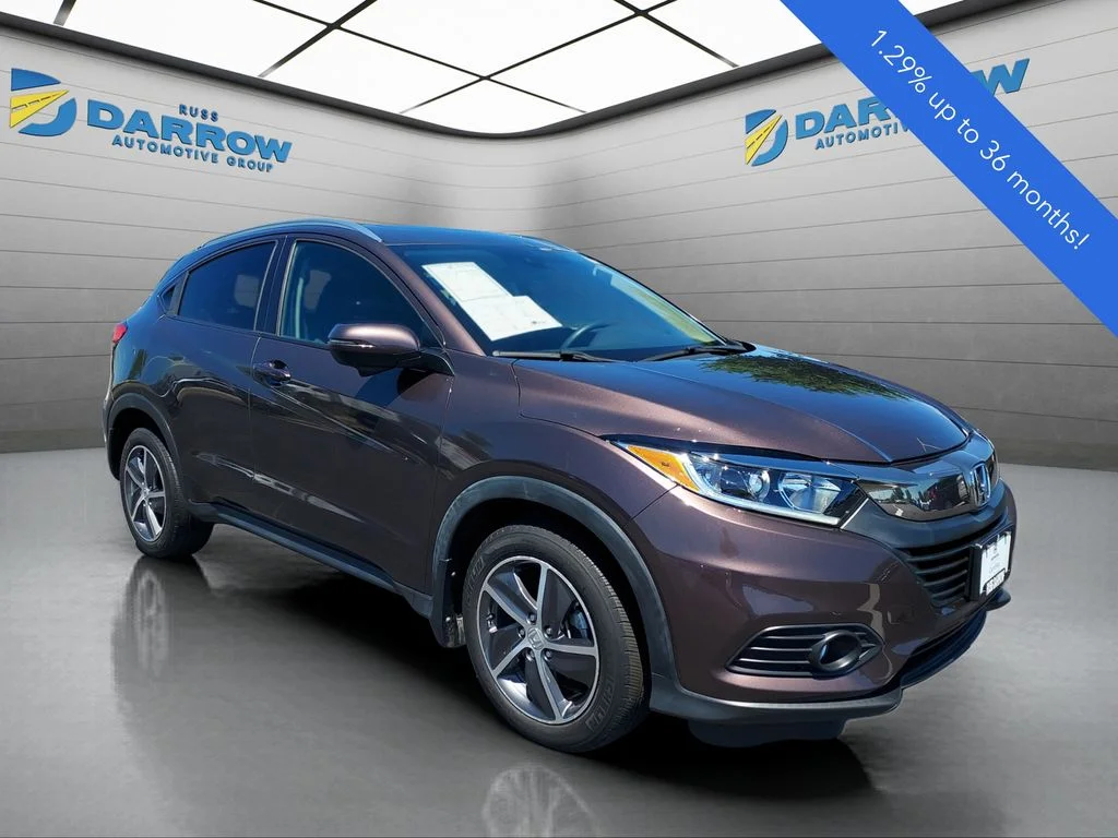 Certified Used 2021 Midnight Amethyst Honda AWD EX image 7