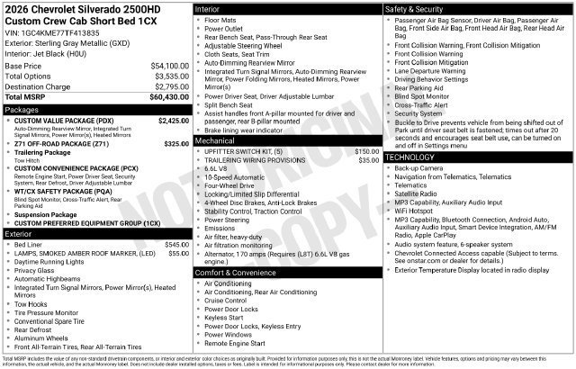 2026 Chevrolet Silverado 2500 HD Custom - Photo 28
