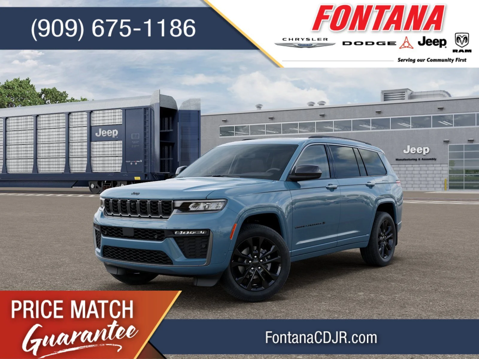 New 2026 Steel Blue Exterior Paint Jeep Limited image 1
