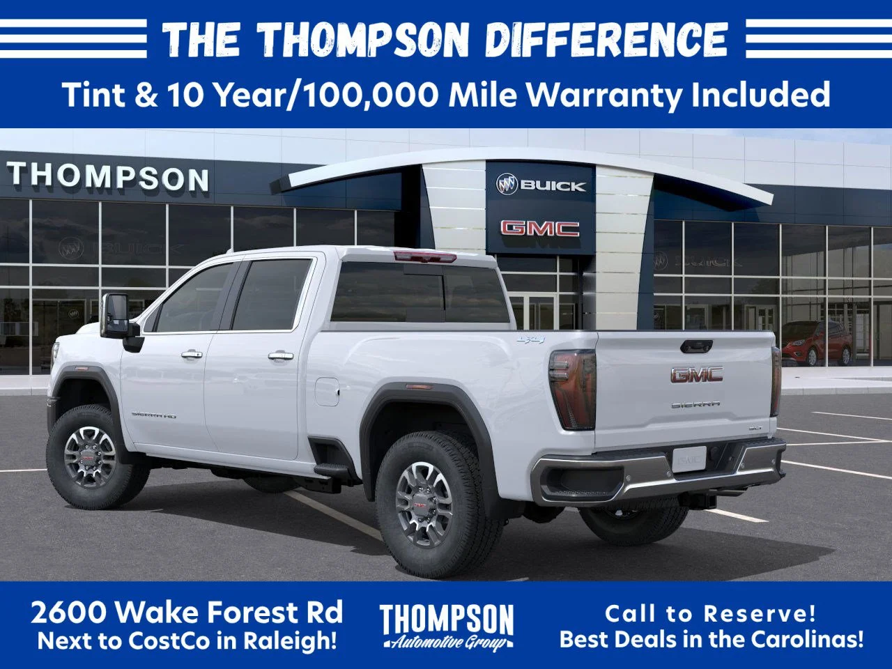 New 2026 Glacier White Tricoat GMC SLT image 3