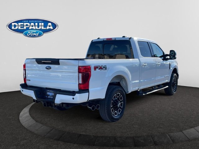 Used 2022 White Metallic Ford Lariat image 7