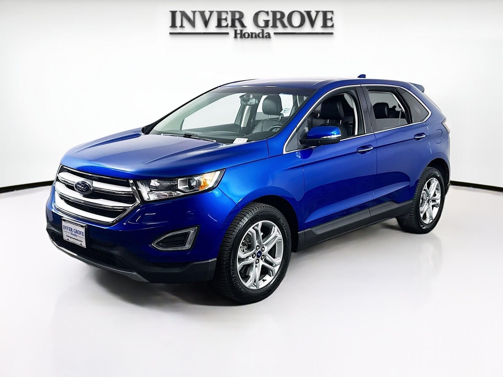 Used 2018 Lightning Blue Metallic Ford Titanium image 1