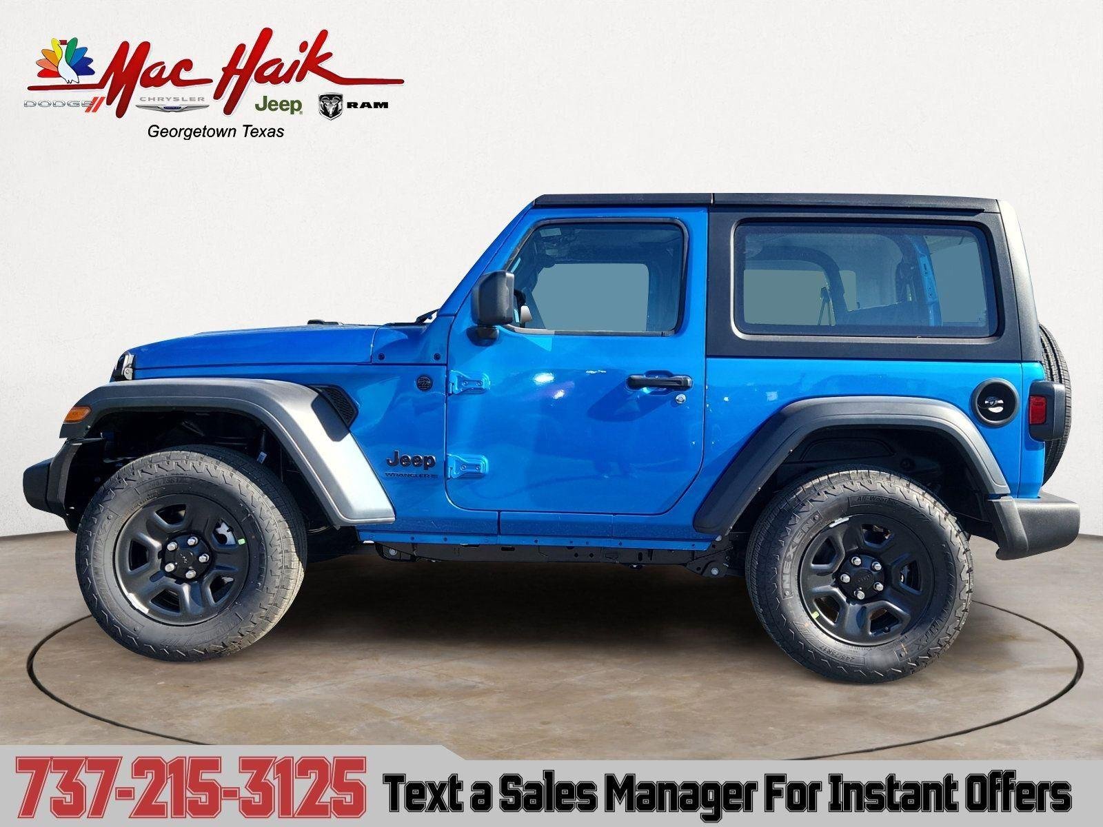 New 2026 Hydro Blue Pearl-Coat Exterior Paint Jeep Sport image 2
