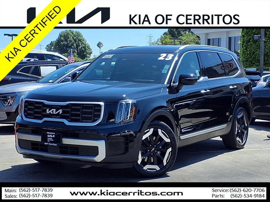 Certified Used 2023 Black Kia S image 1