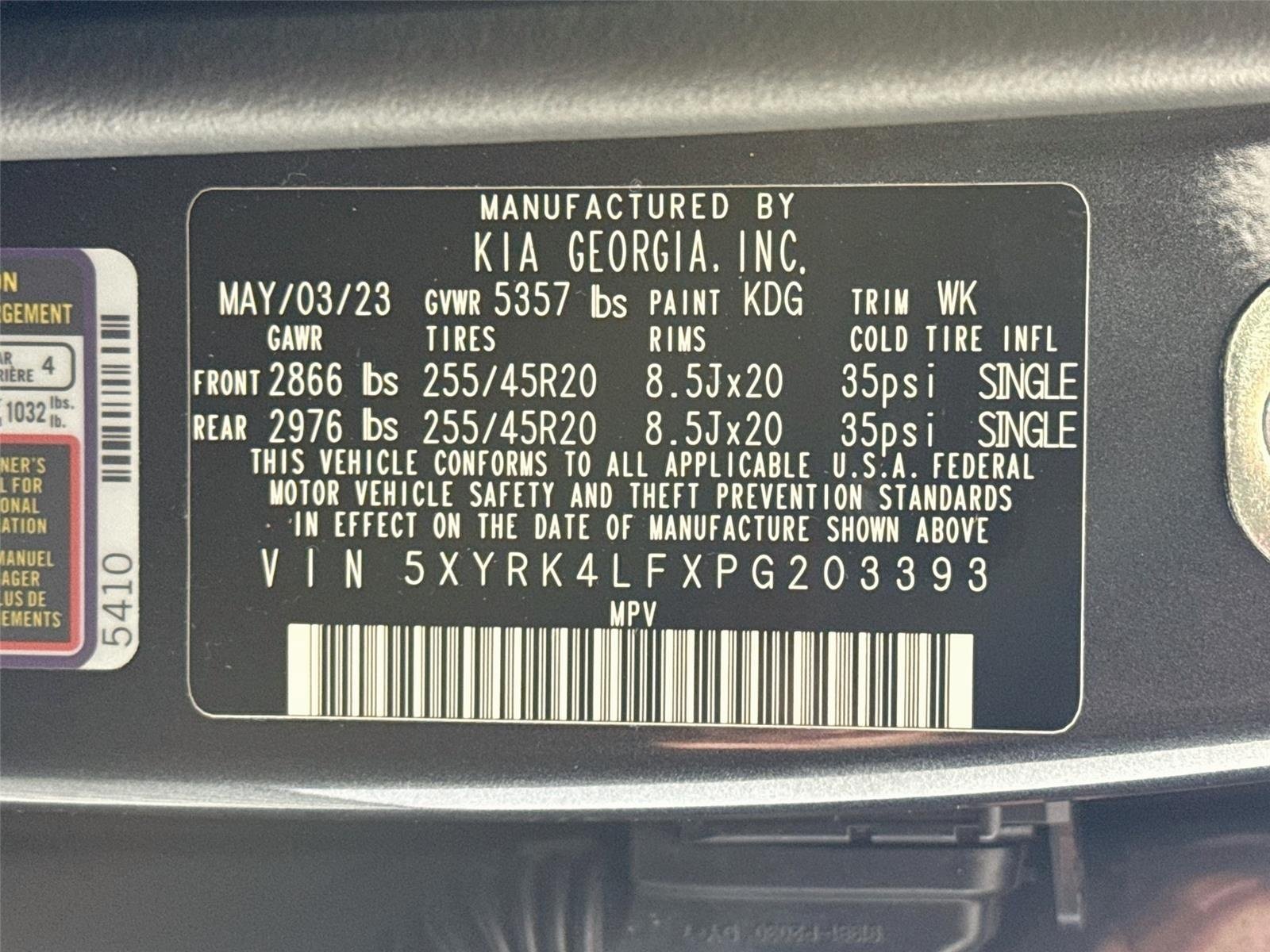 Used 2023 Gravity Grey Kia SX image 33
