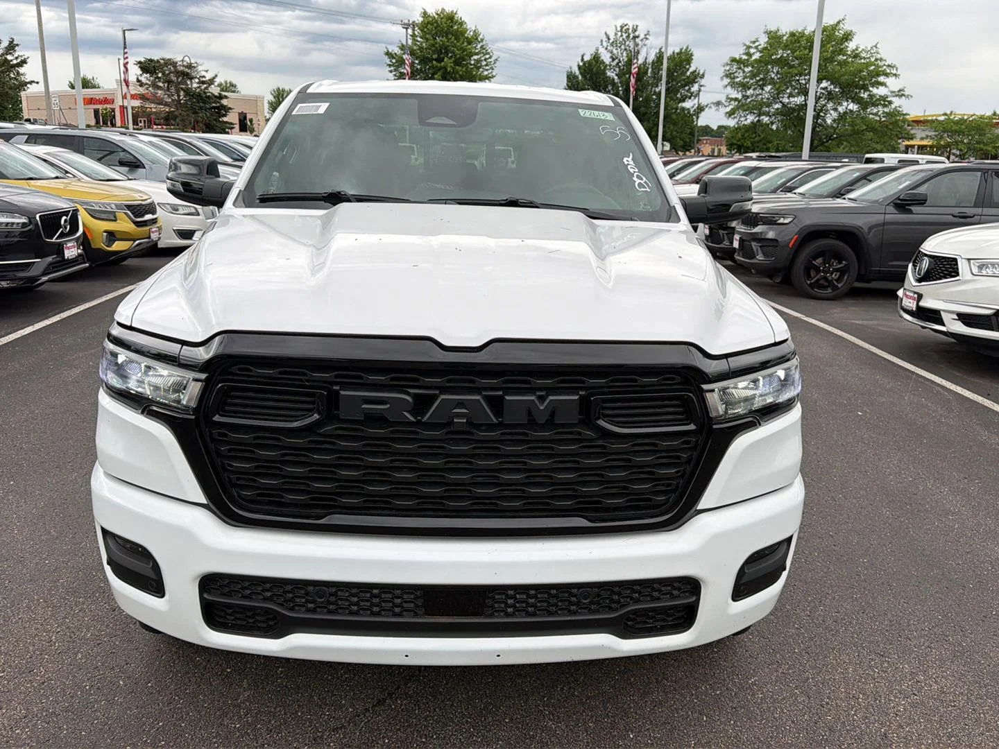 New 2026 Bright White Clear-Coat Exterior Paint RAM Big Horn image 3