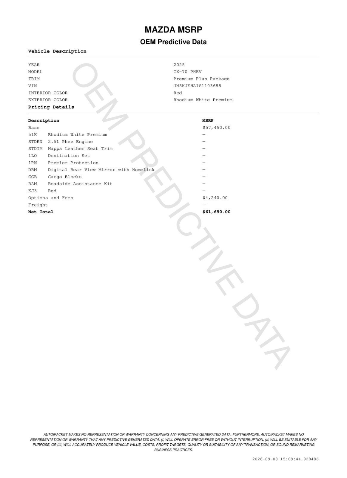 Certified Used 2025 Rhodium White Premium Mazda Premium Plus Package image 11