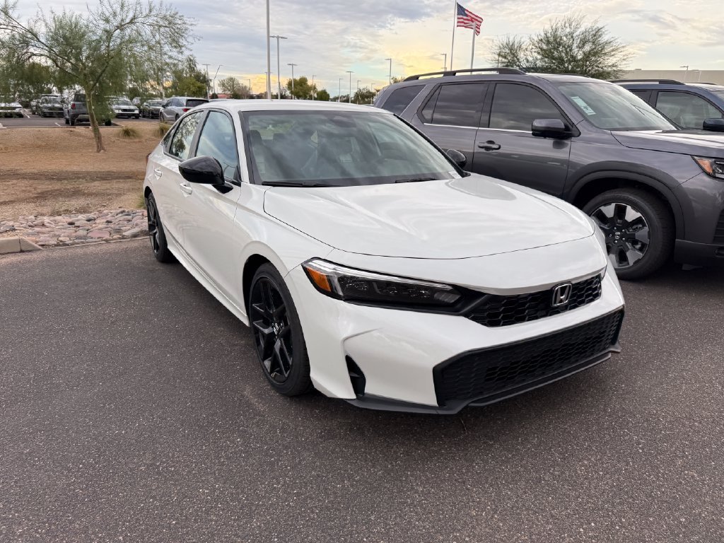 New 2026 Platinum White Pearl Honda Sport image 3