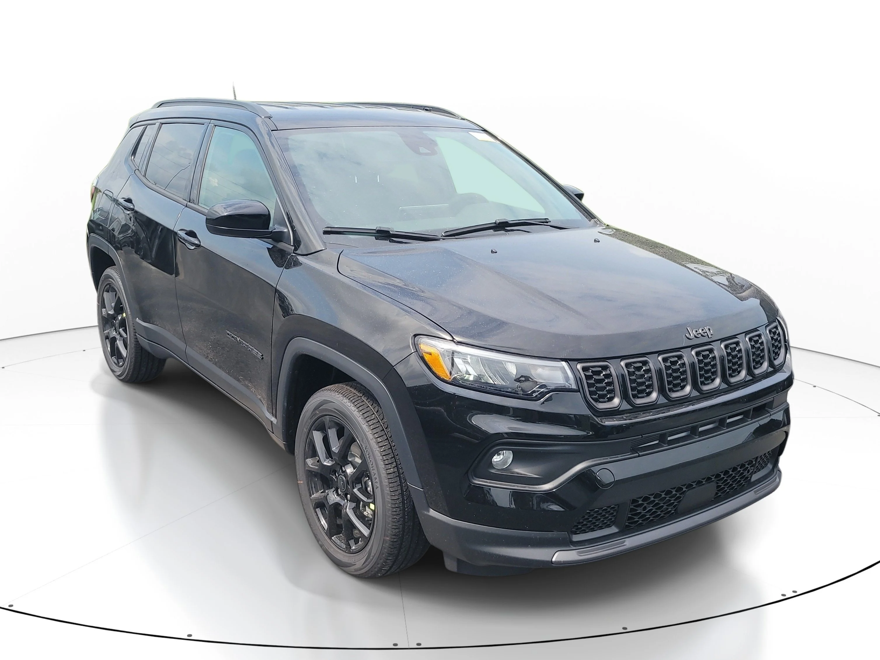 New 2026 Diamond Black Crystal Pearlcoat Jeep Latitude image 2