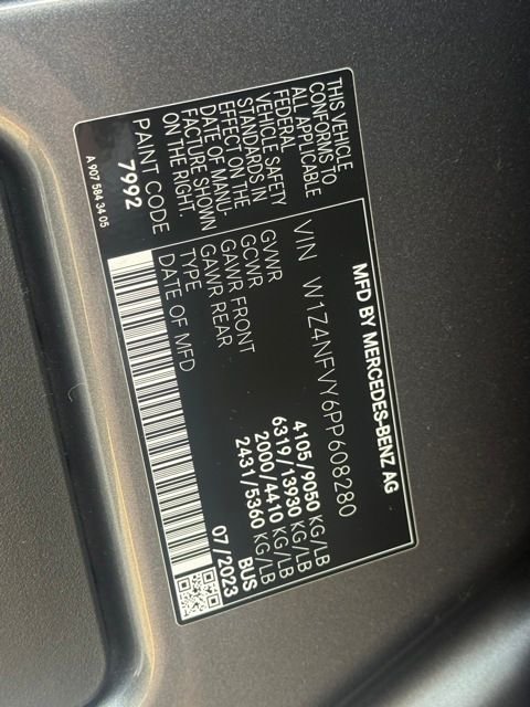 Used 2023 Selenite Gray Metallic Mercedes-Benz Passenger 144 WB image 8