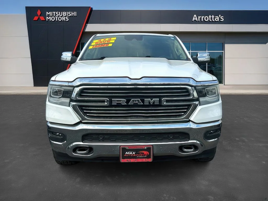 Used 2021 Bright White Clearcoat Ram Laramie image 3