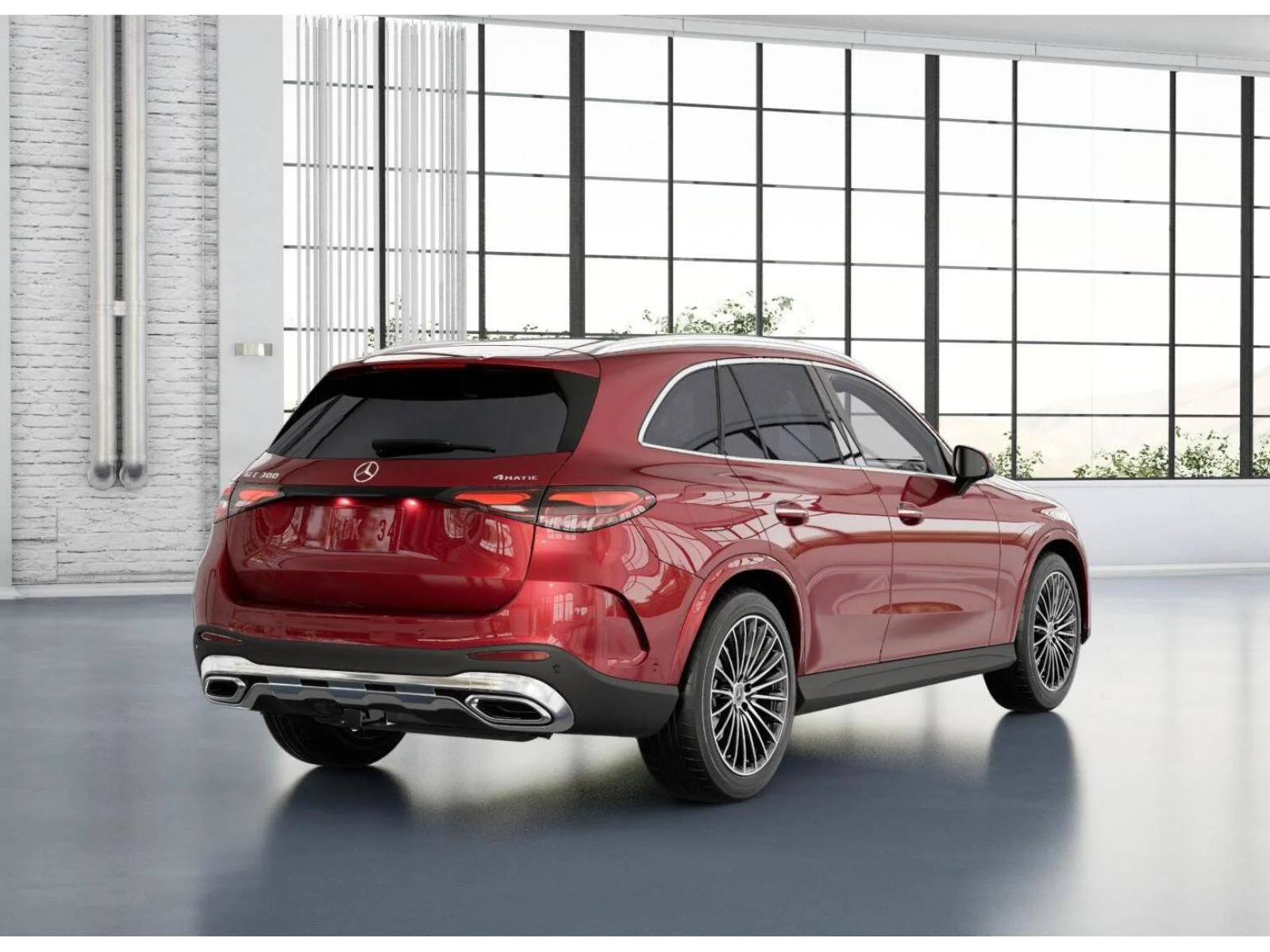 New 2026 MANUFAKTUR Patagonia Red Metallic Mercedes-Benz GLC 300 image 23