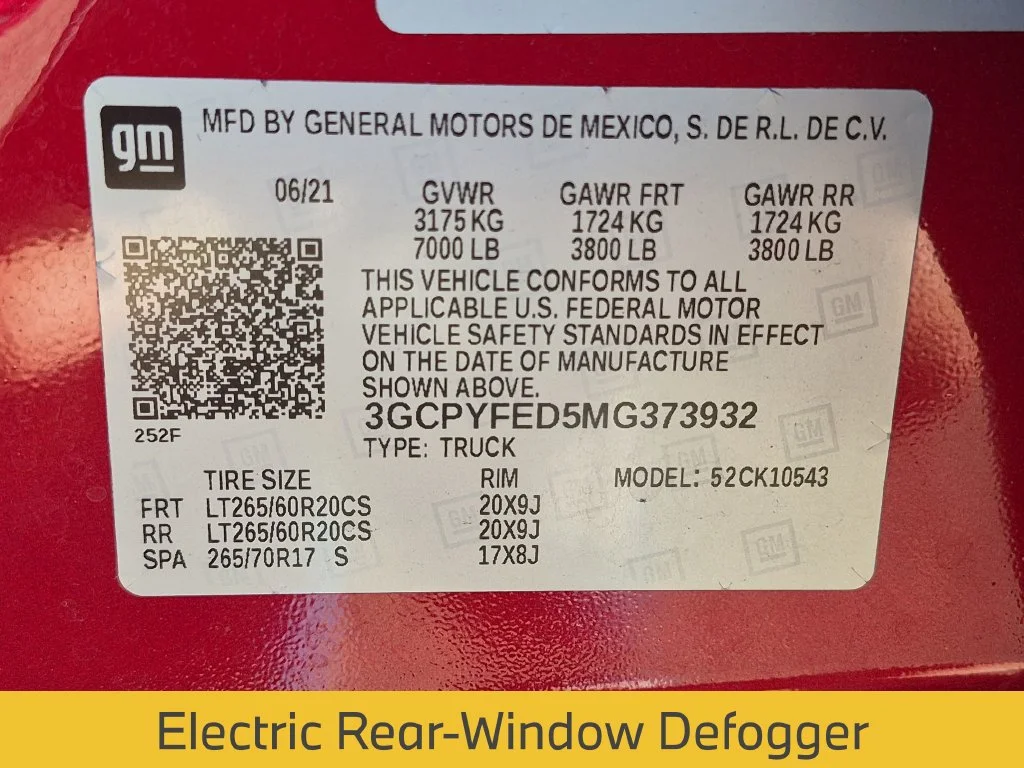 Used 2021 CHERRY RED TINTCOAT Chevrolet LT Trail Boss image 30