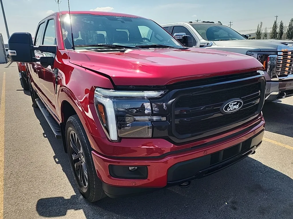 Certified Used 2025 Rapid Red Metallic Tinted Clearcoat Ford LARIAT image 5