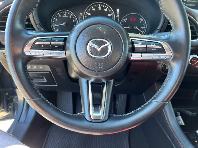 Used 2022 Polymetal Gray Metallic Mazda Carbon Edition image 19