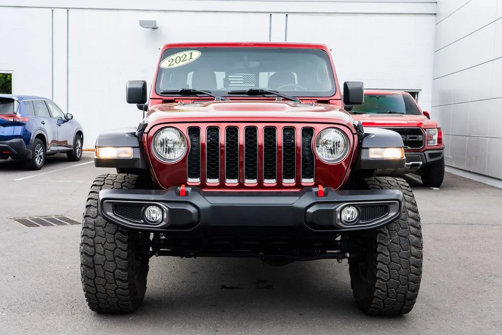 Used 2021 Red Jeep Rubicon image 2