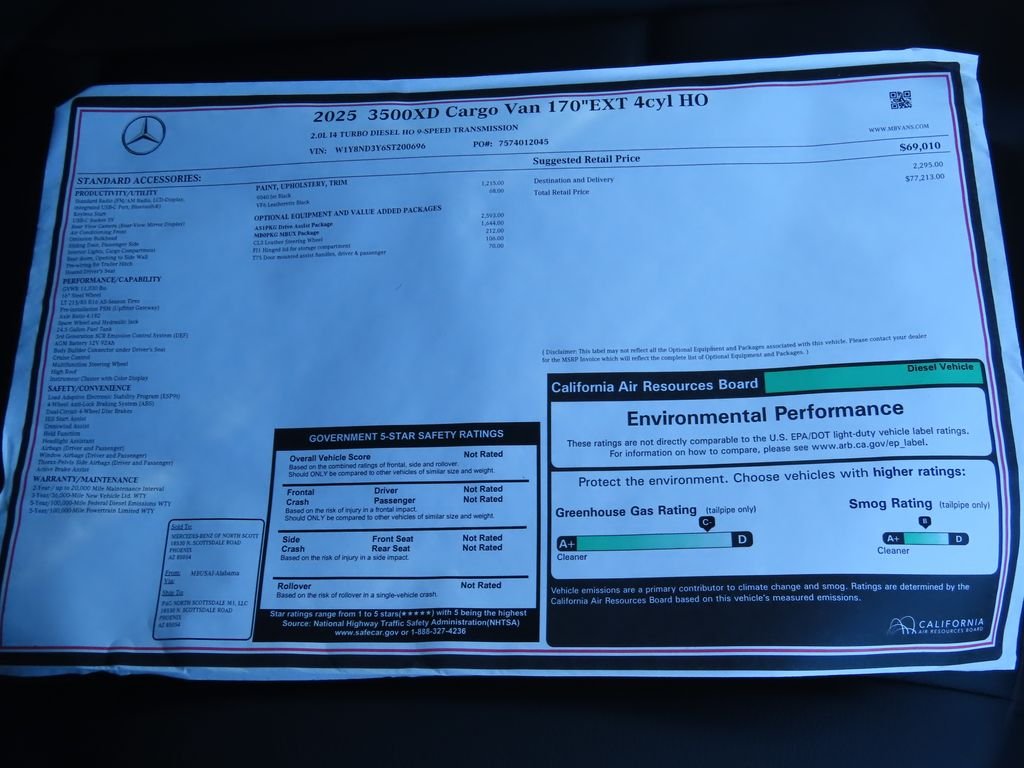 Used 2025  Mercedes-Benz Cargo 170 WB image 9