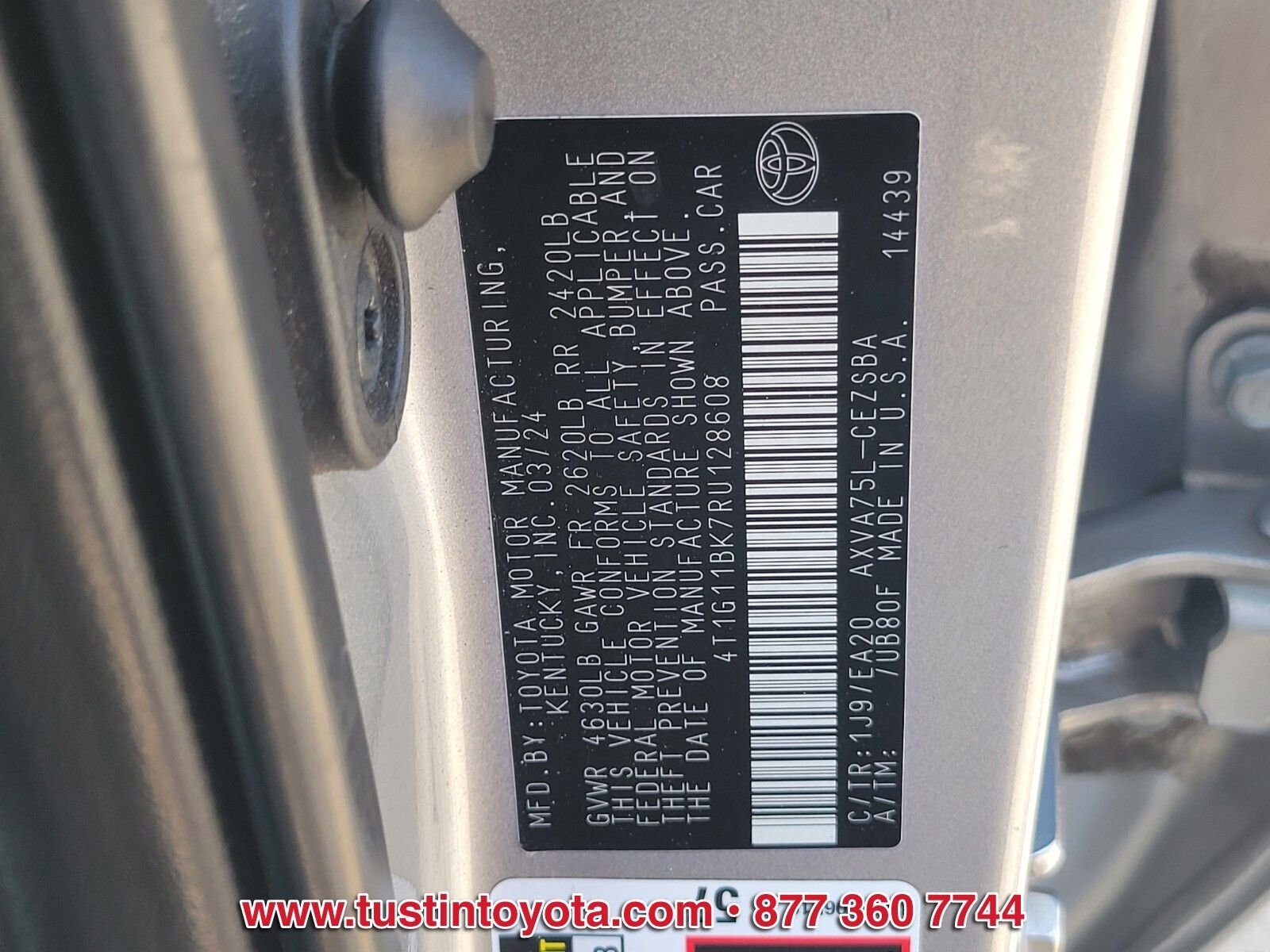 Certified Used 2024 Silver Toyota SE image 16